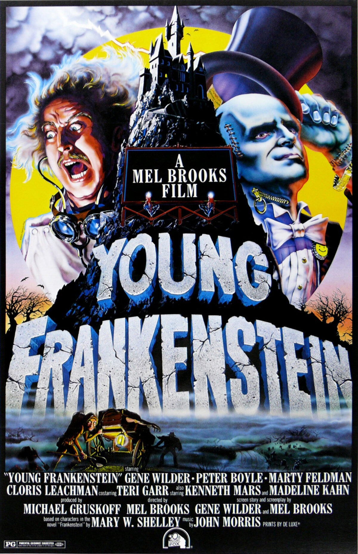 movie poster for Young Frankenstein