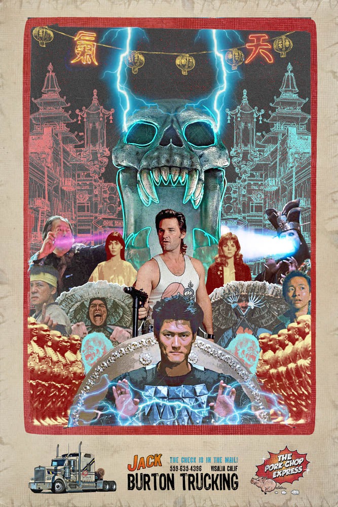 Crazy movie poster for the movie Big Trouble in Little China